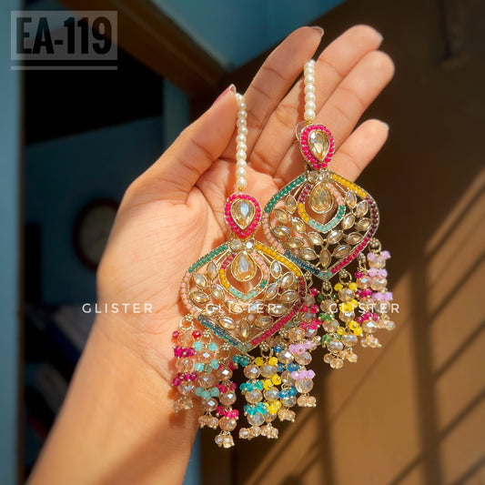 Earrings with Tana Multicolor ❤️ EA-119