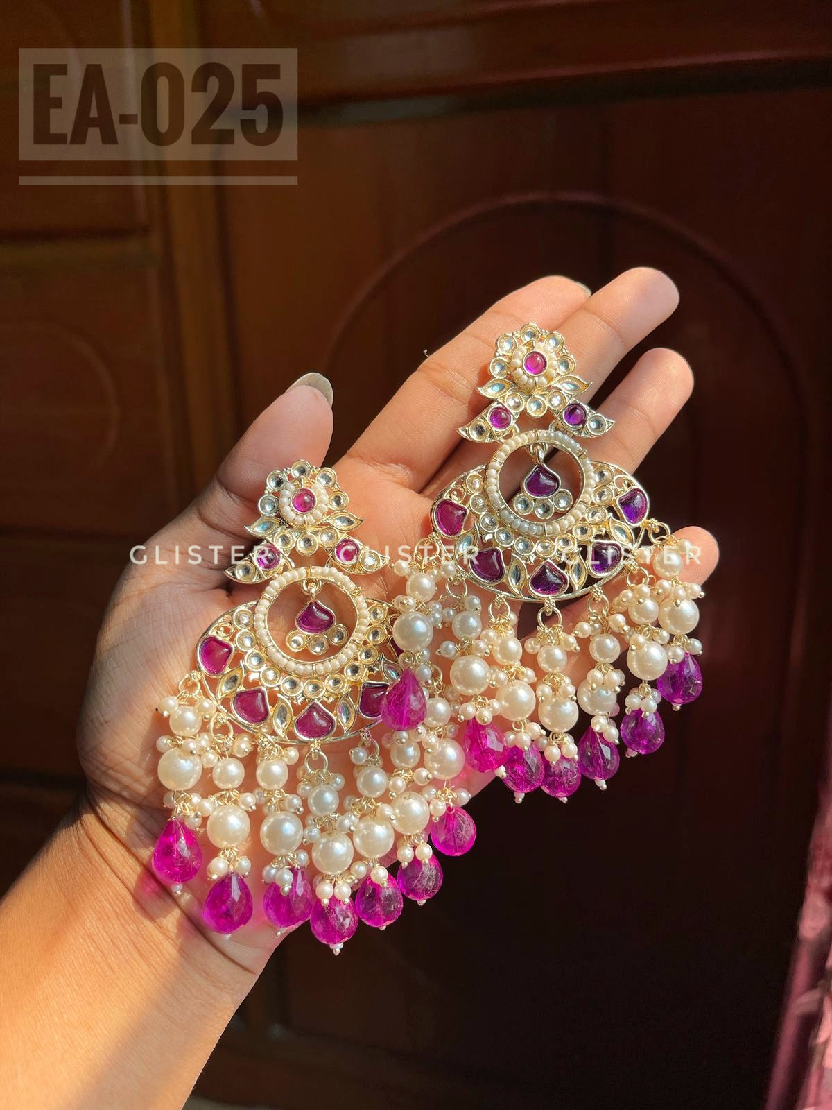 Traditional gold-toned earrings β Earrings EA-025