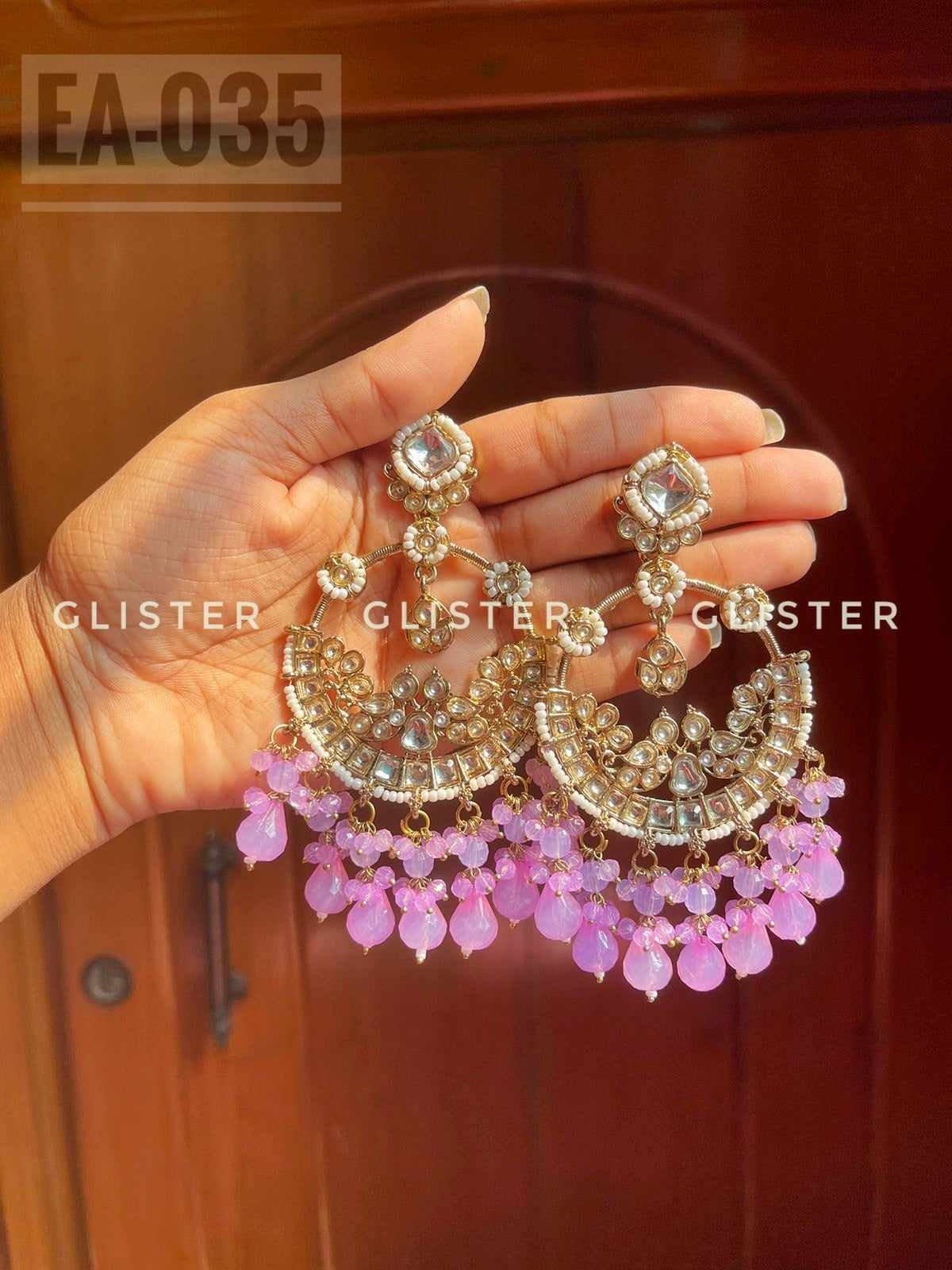 Traditional gold-toned earrings β Earrings EA-035