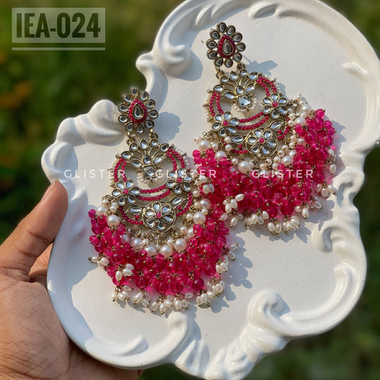 Pakistani inspired Kundan Earrings ✨ IEA-024
