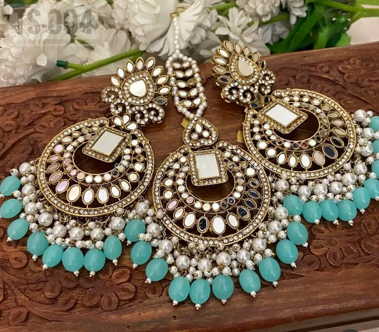 Sky Blue Tikli Set TS-004