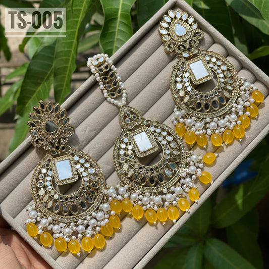 Yellow Tikli set TS-005