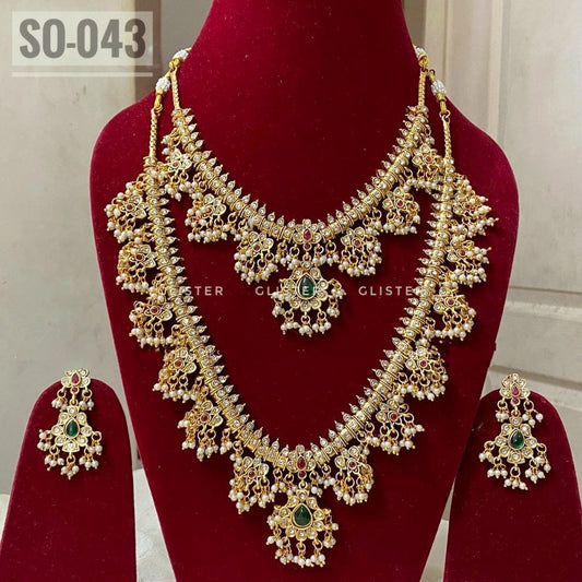 South Indian Long Sheeta Set ✨ SO-043