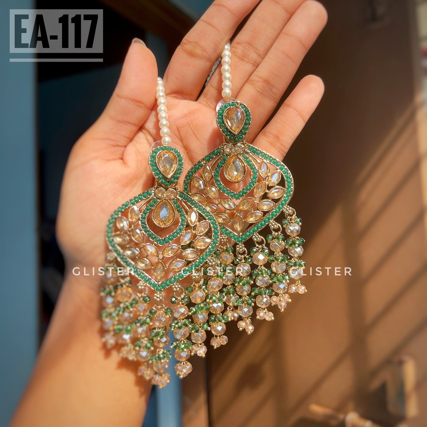 Earrings with Tana Green ❤️ EA-117
