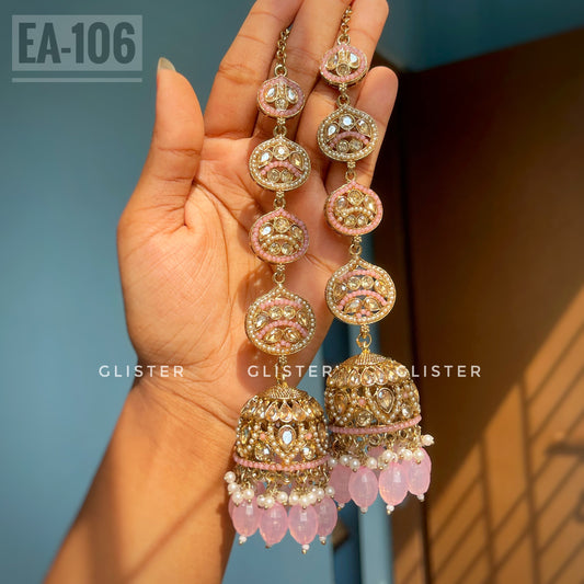 Jhumka with Attached Tana. EA-106