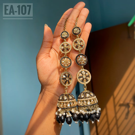 Jhumka with Attached Tana. EA-107