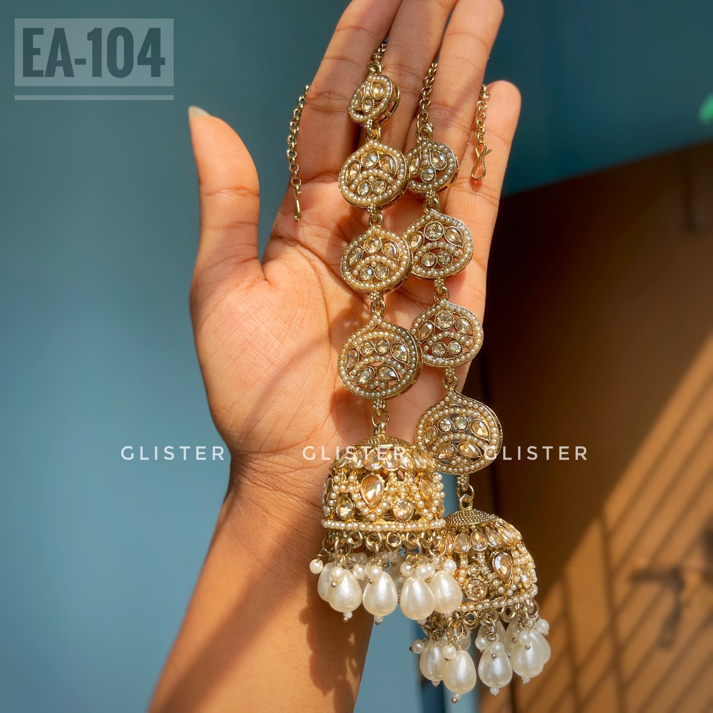 Jhumka with Attached Tana. EA-104