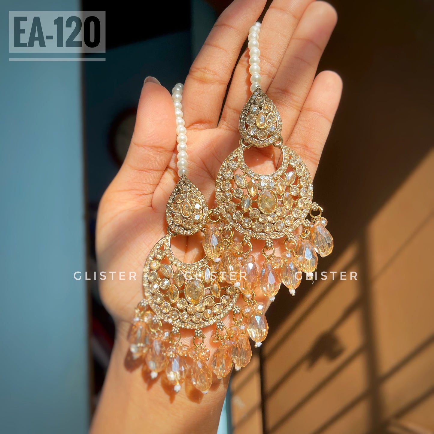 Golden Color Earrings with Tana ❤️ EA-120