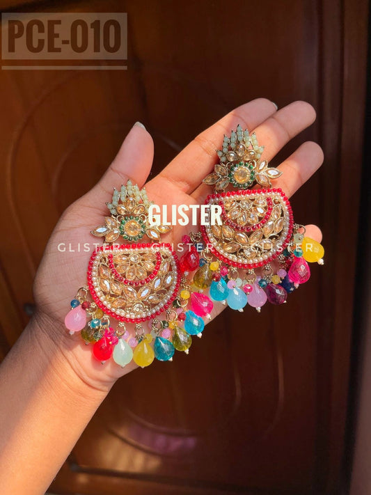 Pakistani Color Earrings PCE-010