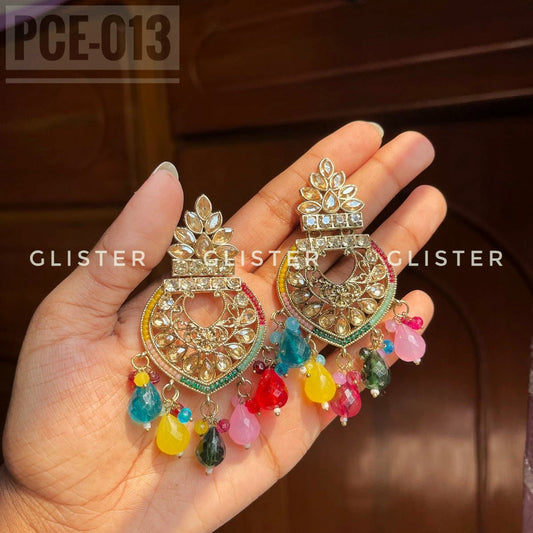 Pakistani Color Earrings PCE-013