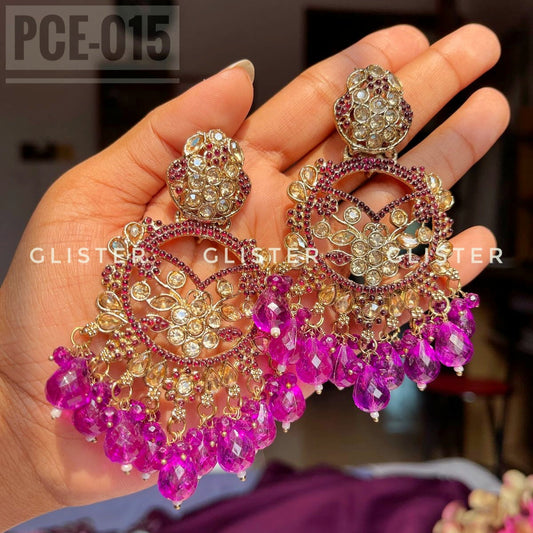 Pakistani Color Earrings PCE-015