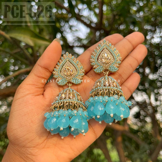 Pakistani Color Earrings PCE-026