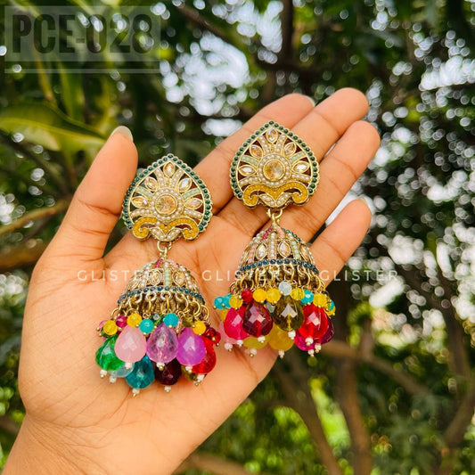 Pakistani Color Earrings PCE-028