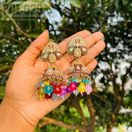 Pakistani Color Earrings PCE-029
