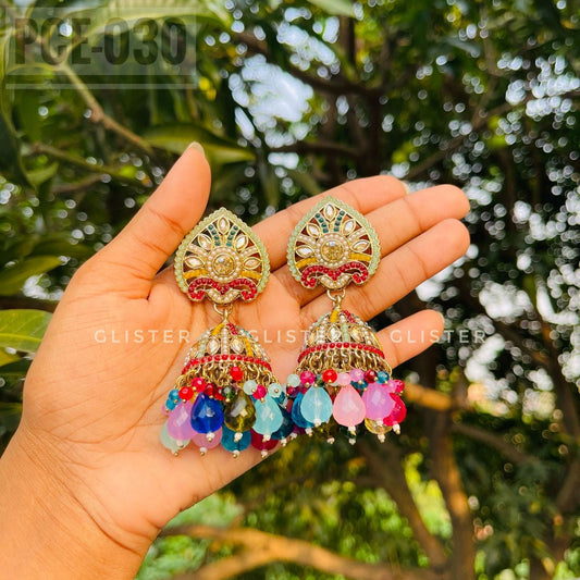 Pakistani Color Earrings PCE-030