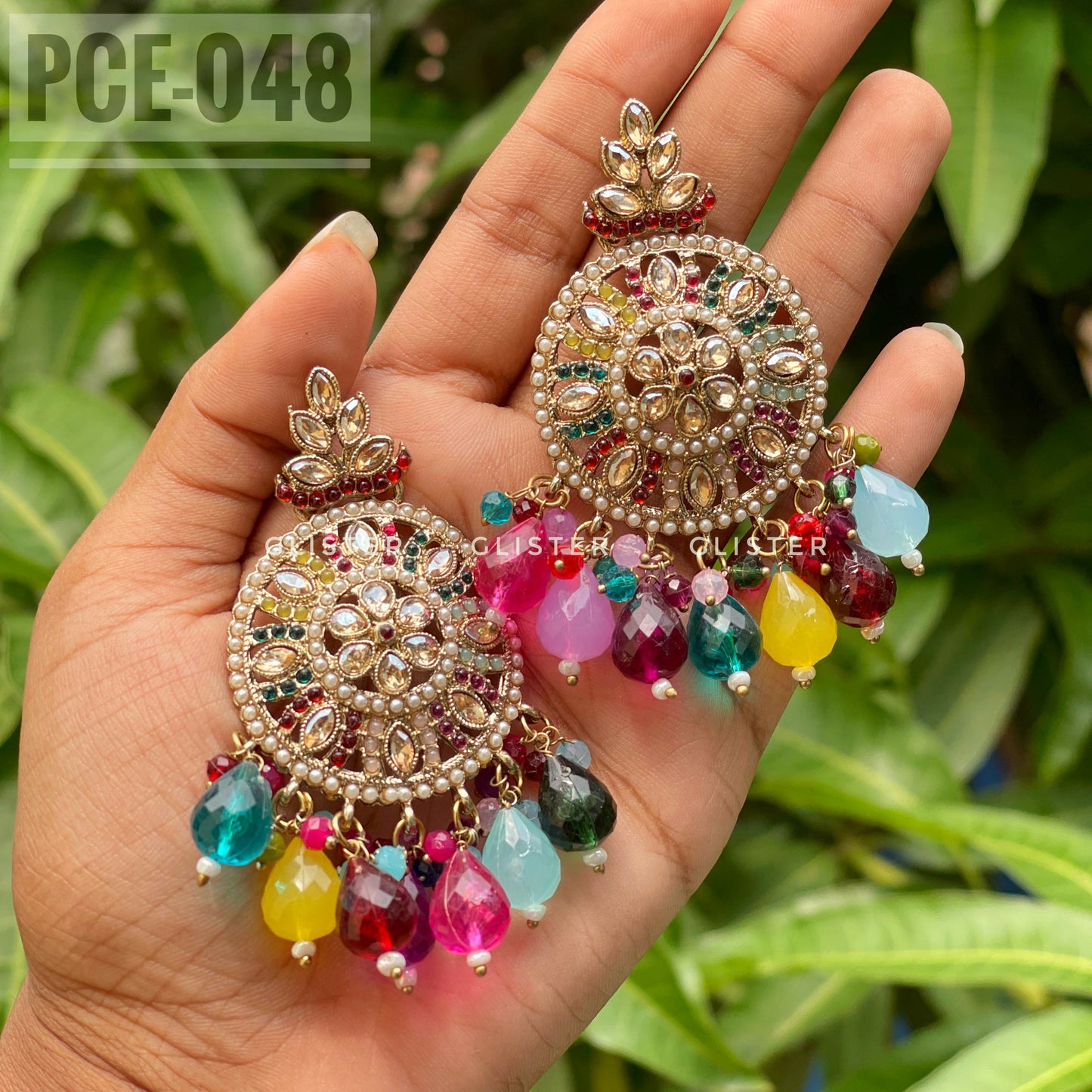 Pakistani Inspired Earrings ❤️ PCE-048