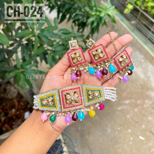 Pakistani choker Set- CH-024
